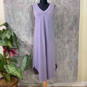 Aura Maxi Day Dress Size Small Purple